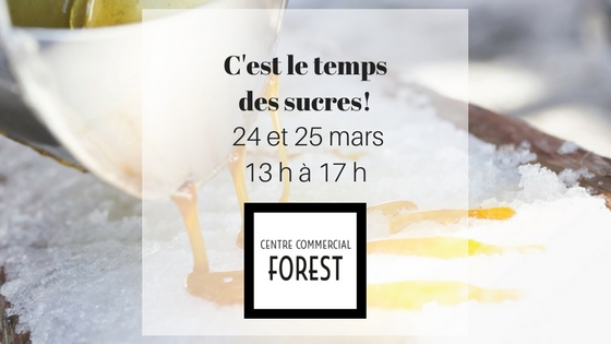 C’est le temps des sucres! 24 et 25 mars 2018